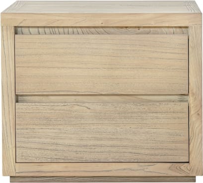 Coast Reclaimed Elm Bedside Table color Natural