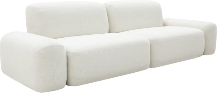 Beckett Noa Fog Modular Sofa - 2 Seater color Noa Fog