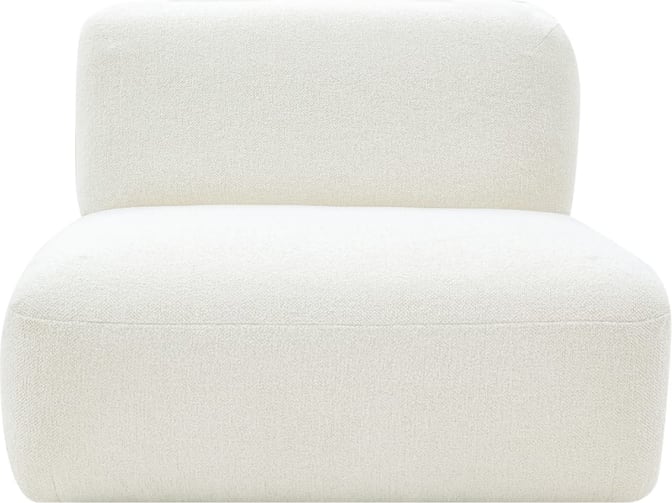 Beckett Noa Fog Sofa Module Armless color Noa Fog