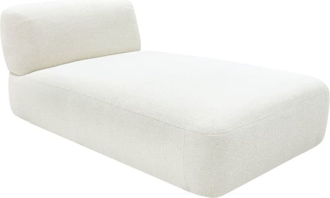 Beckett Noa Fog Sofa Module Chaise color Noa Fog