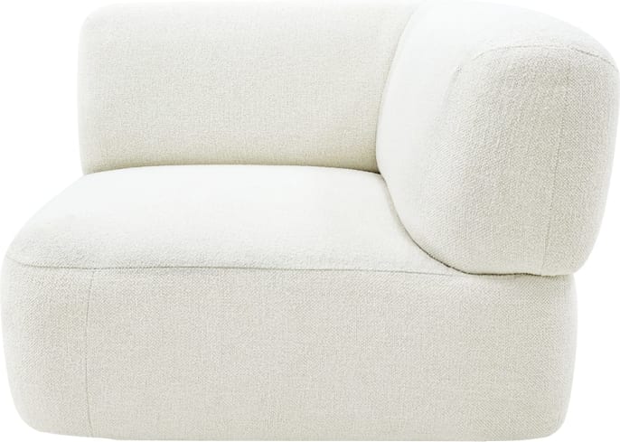 Beckett Noa Fog Sofa Module Corner color Noa Fog