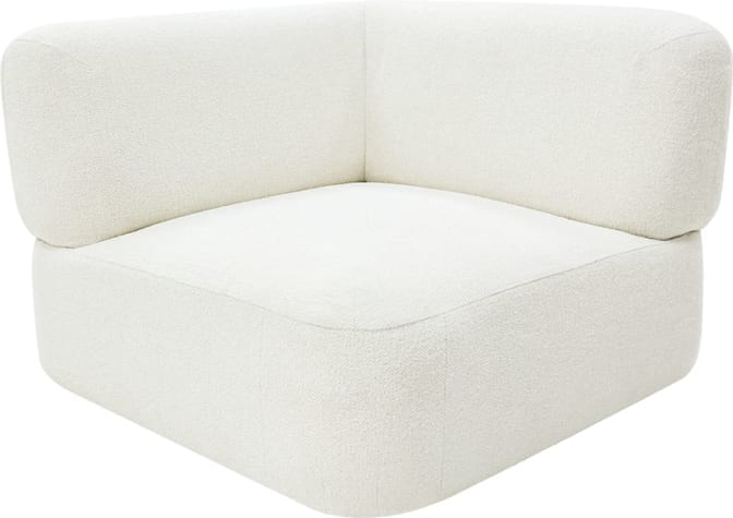 Beckett Noa Fog Sofa Module Corner color Noa Fog