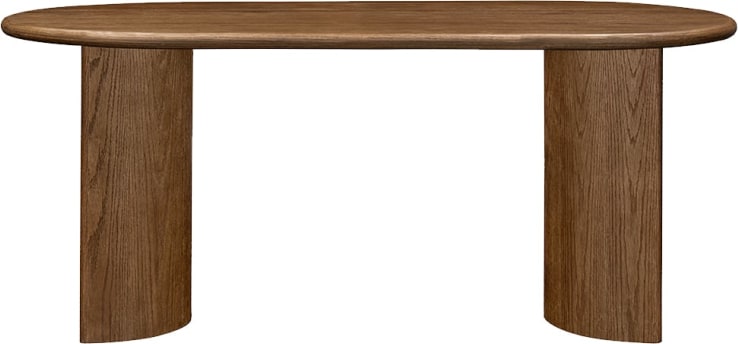 Clairemont Oak Dining Table color Natural