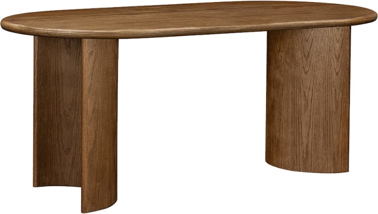 Clairemont Oak Dining Table color Natural