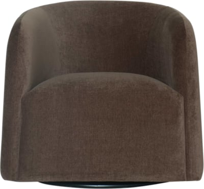 Decker Muse Chocolate Swivel Chair color Muse Chocolate