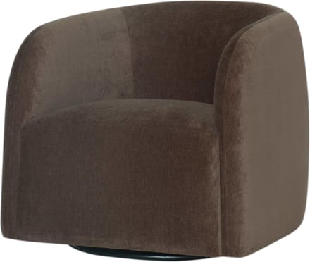 Decker Muse Chocolate Swivel Chair color Muse Chocolate