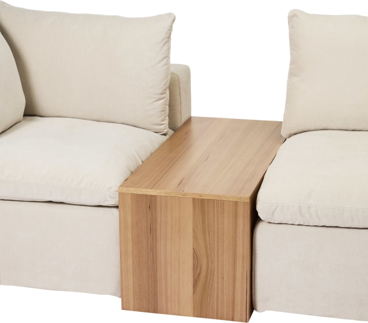 Brix Sofa Table Messmate color Natural