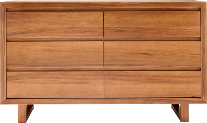 Clemence Dresser Blackwood - 6 Drawer color Blackwood