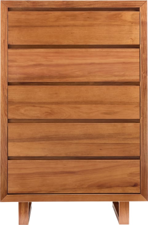 Clemence Tallboy Blackwood - 5 Drawer color Blackwood
