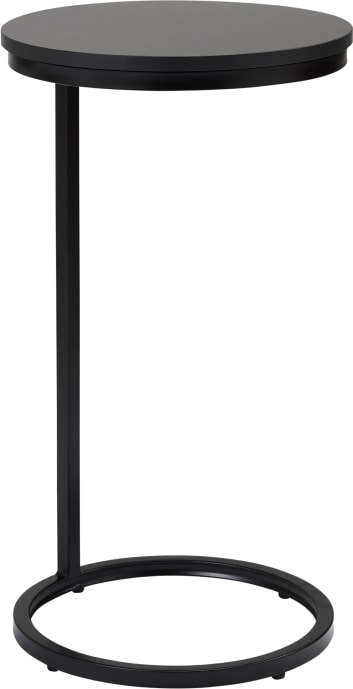 Shapes Black Round Sofa Table color Black