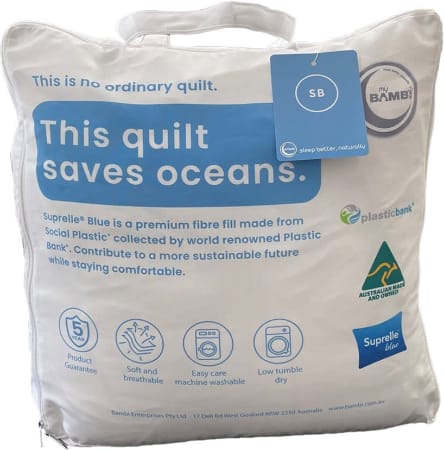 Suprelle® Blue Fill 250GSM Quilt color White