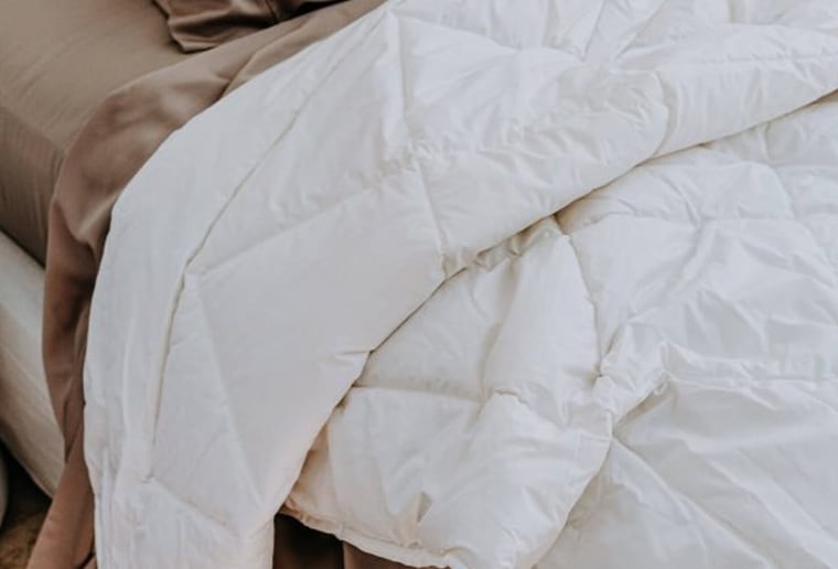 Natures Gift 430gsm Wool Quilt High Loft color White
