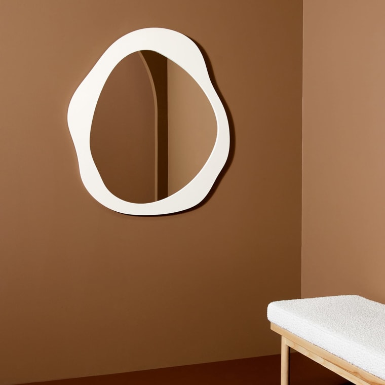 Aura Wall Mirror Snow color Snow