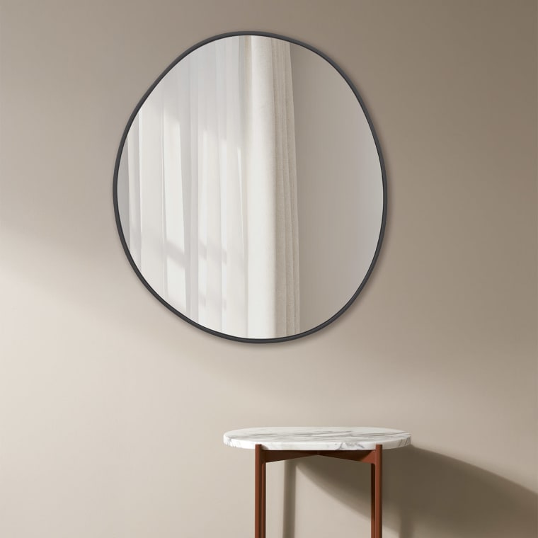 Organic Wall Mirror Black color Black