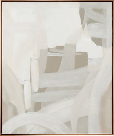 Byron 2 Framed Painting Natural - 104cm x 124cm color Natural