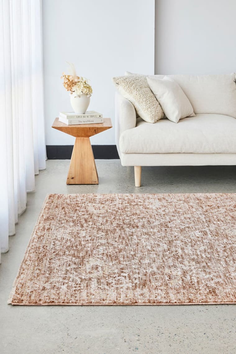 Bodrum Alvin Floor Rug Clay color Clay