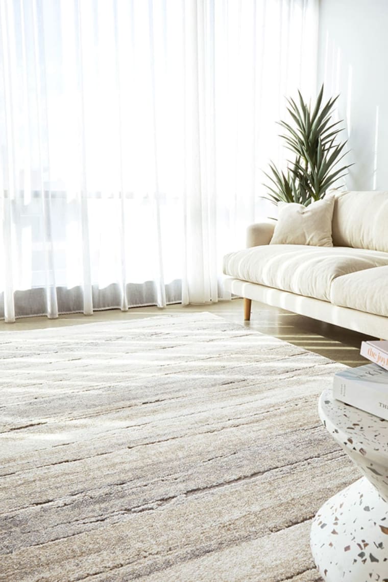 Formation 77 Floor Rug Silver color Silver
