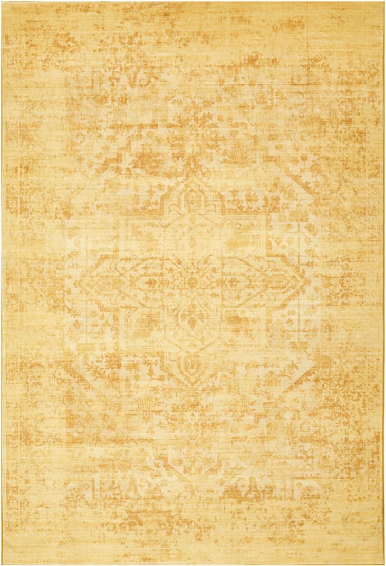 Gemstone Floor Rug Amber color Amber