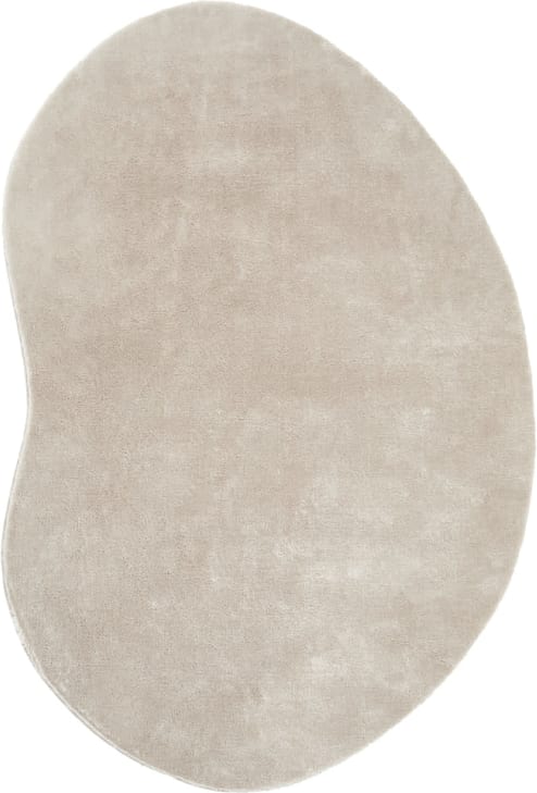 Jelly Bean Floor Rug Pearl color Pearl