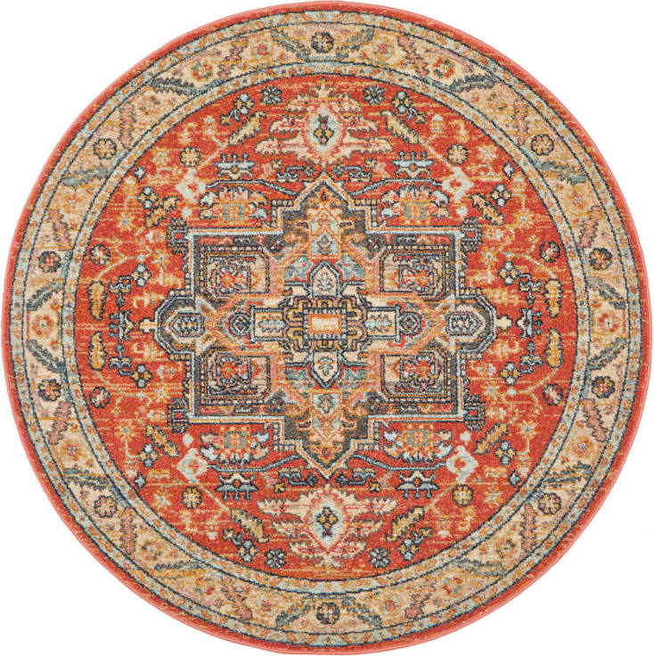 Legacy 850 Floor Rug Terracotta color Terracotta