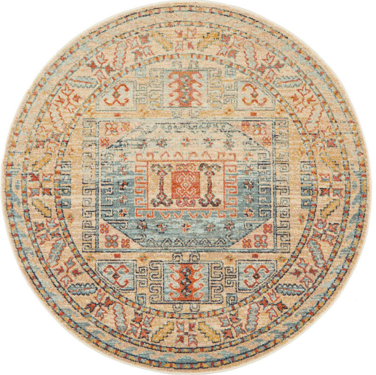 Legacy 859 Floor Rug Sky Blue color Sky Blue