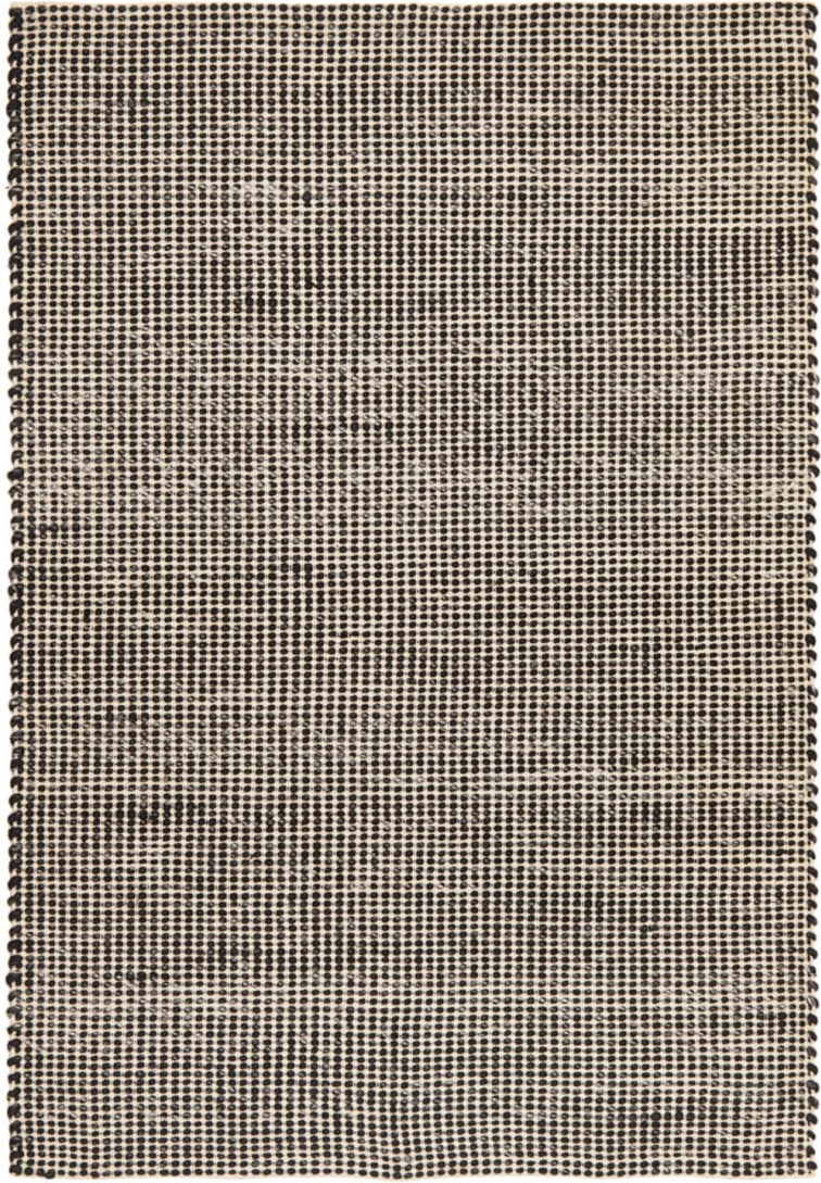 Skandi 300 Floor Rug Black color Black