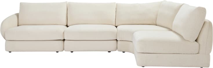 Esme Kent Bisque Sofa - 4 Seater RAF Terminal color Kent Bisque