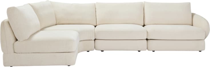Esme Kent Bisque Sofa - 4 Seater LAF Terminal color Kent Bisque