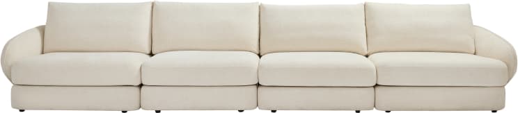Esme Kent Bisque Sofa - 4 Seater color Kent Bisque