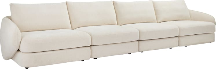 Esme Kent Bisque Sofa - 4 Seater color Kent Bisque