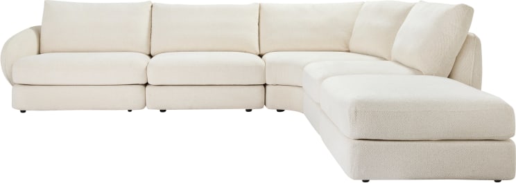 Esme Kent Bisque Sofa - 5 Seater RAF Terminal color Kent Bisque