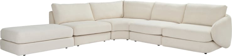 Esme Kent Bisque Sofa - 5 Seater LAF Terminal color Kent Bisque