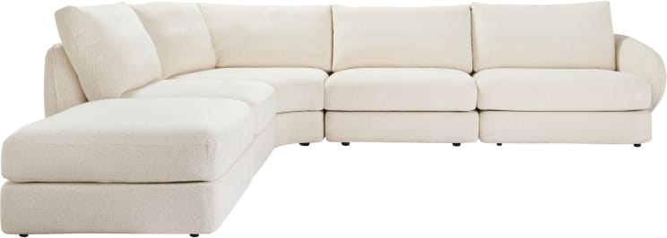 Esme Kent Bisque Sofa - 5 Seater LAF Terminal color Kent Bisque