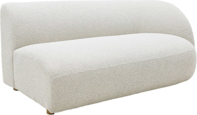 Greer Alba Oatmeal 2 Seater Right Facing Sofa Module color Alba Oatmeal
