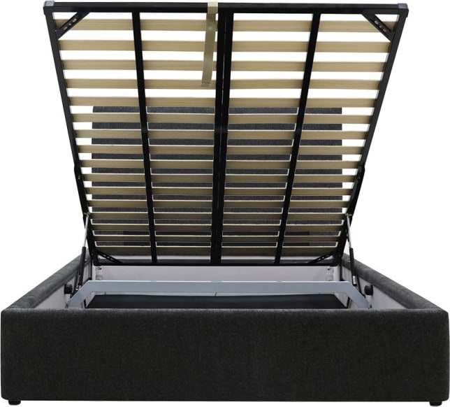 Havana Gas Lift Bed California Charcoal color California Charcoal