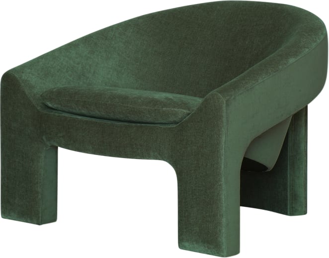 Blaire Accent Chair Muse Forest color Muse Forest