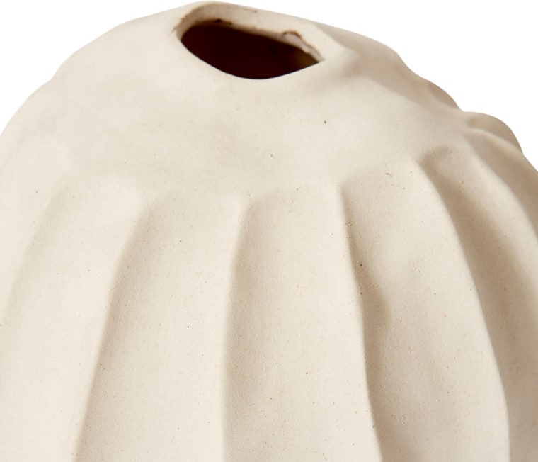 Jules Round Vase Ivory - 20CM color Ivory