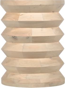 Palma Mango Wood Side Table color Natural