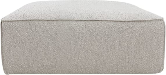 Riley Boucle Pumice Modular Big Ottoman color Boucle Pumice