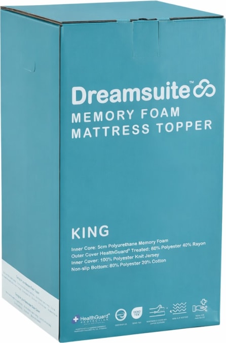 Dreamsuite Mattress Topper Memory Foam 