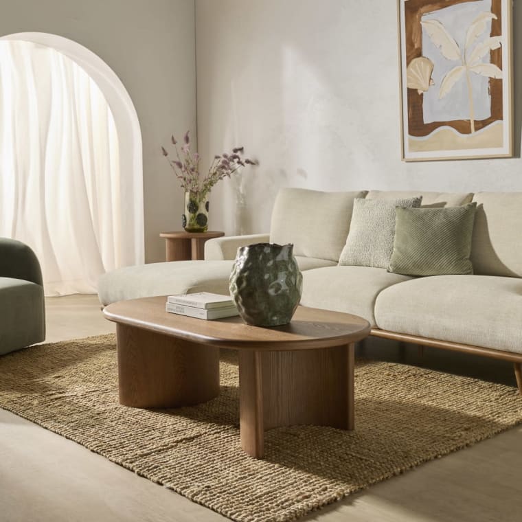 Clairemont Coffee Table Oak color Natural