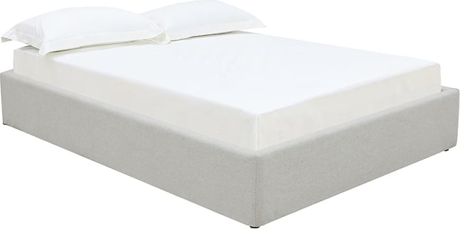 Leo Gas Lift Bed California Ivory color California Ivory