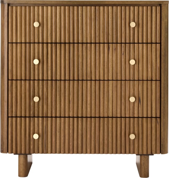 Acton Dark  Messmate Tallboy - 4 Drawer color Dark