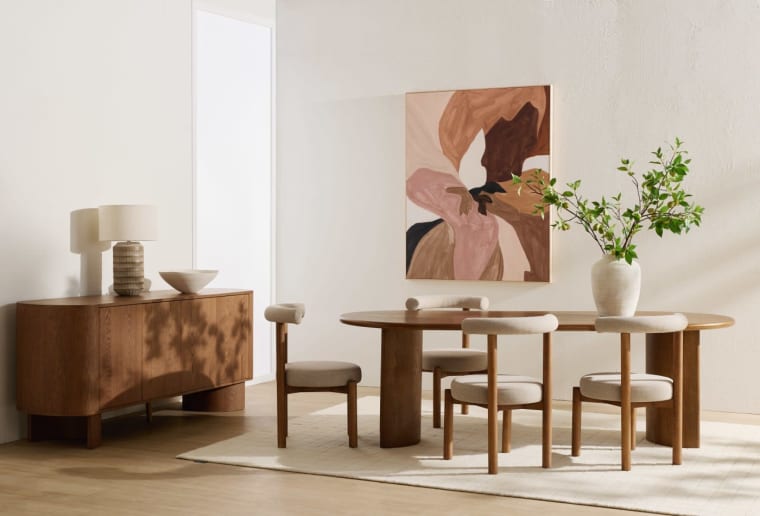 Clairemont Dining Chair color Natural