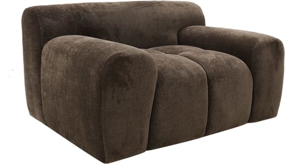 Poppy Muse Chocolate Armchair color Muse Chocolate