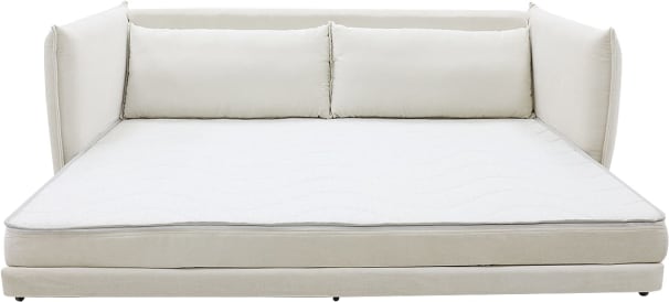 Posey Muse Flax Sofa Bed - 4 Seater color Muse Flax