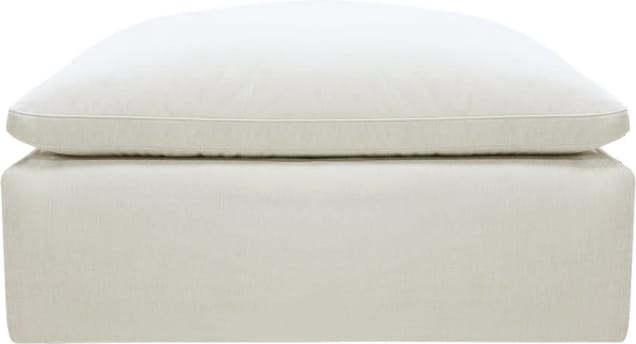 Skye Muse Flax Ottoman color Muse Flax
