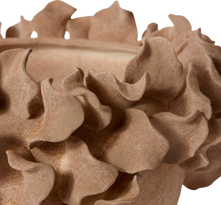 Essien Bowl Porcelain Taupe 36 x 35 x 21 cm color Taupe