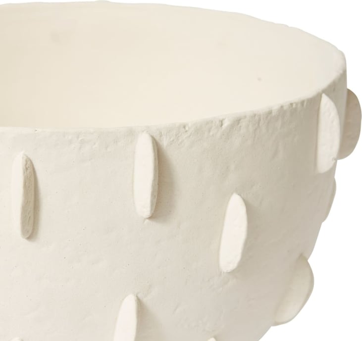 Obioma Bowl Porcelain Ivory 35 x 50 x 23 cm color Ivory