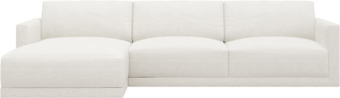 Haven Avon Mineral Chaise Sofa - 3 Seater color Avon Mineral